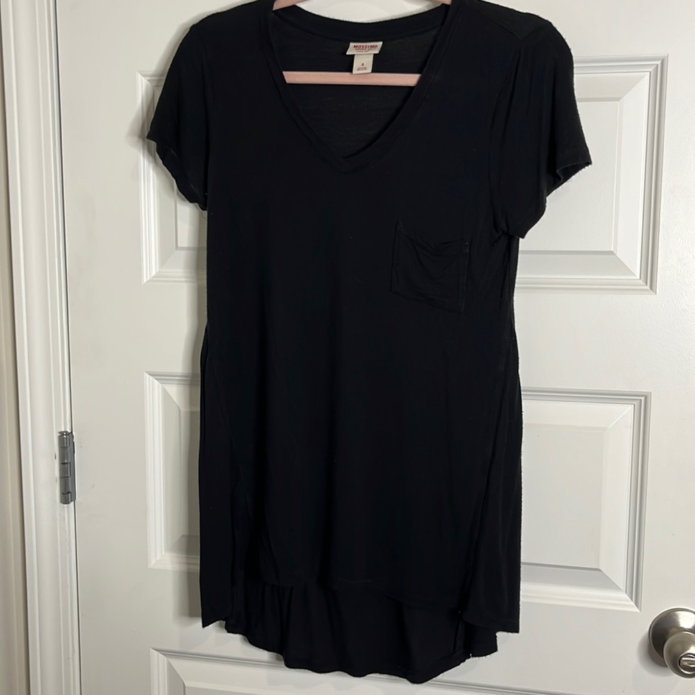 Black Flowy Shirt